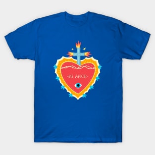 Sagrado Corazon Mi Amor Heart Love T-Shirt